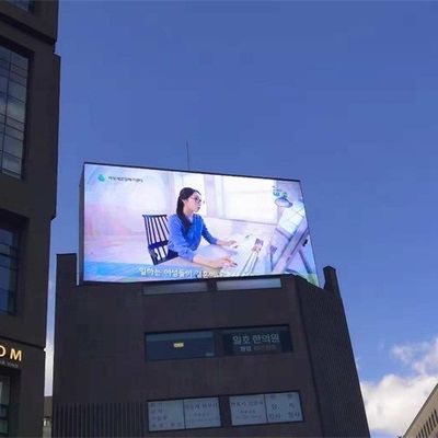 Openlucht LEIDENE van de Reclame Hoge Helderheid Vertoningsip65 Waterdichte 1920Hz Vernieuwingsfrequentie