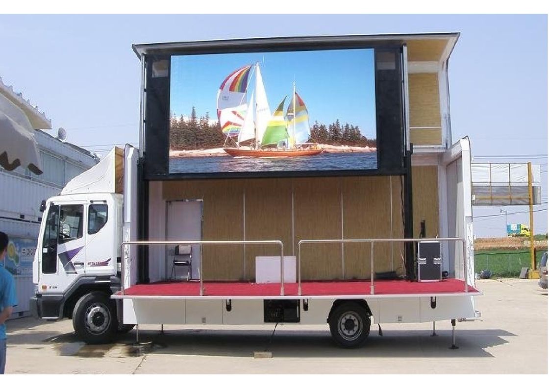 De reclame van van Mobiele Aanhangwagen LEIDENE Constant Huidig Aandrijvingstype Vertoningsp16 Pixel